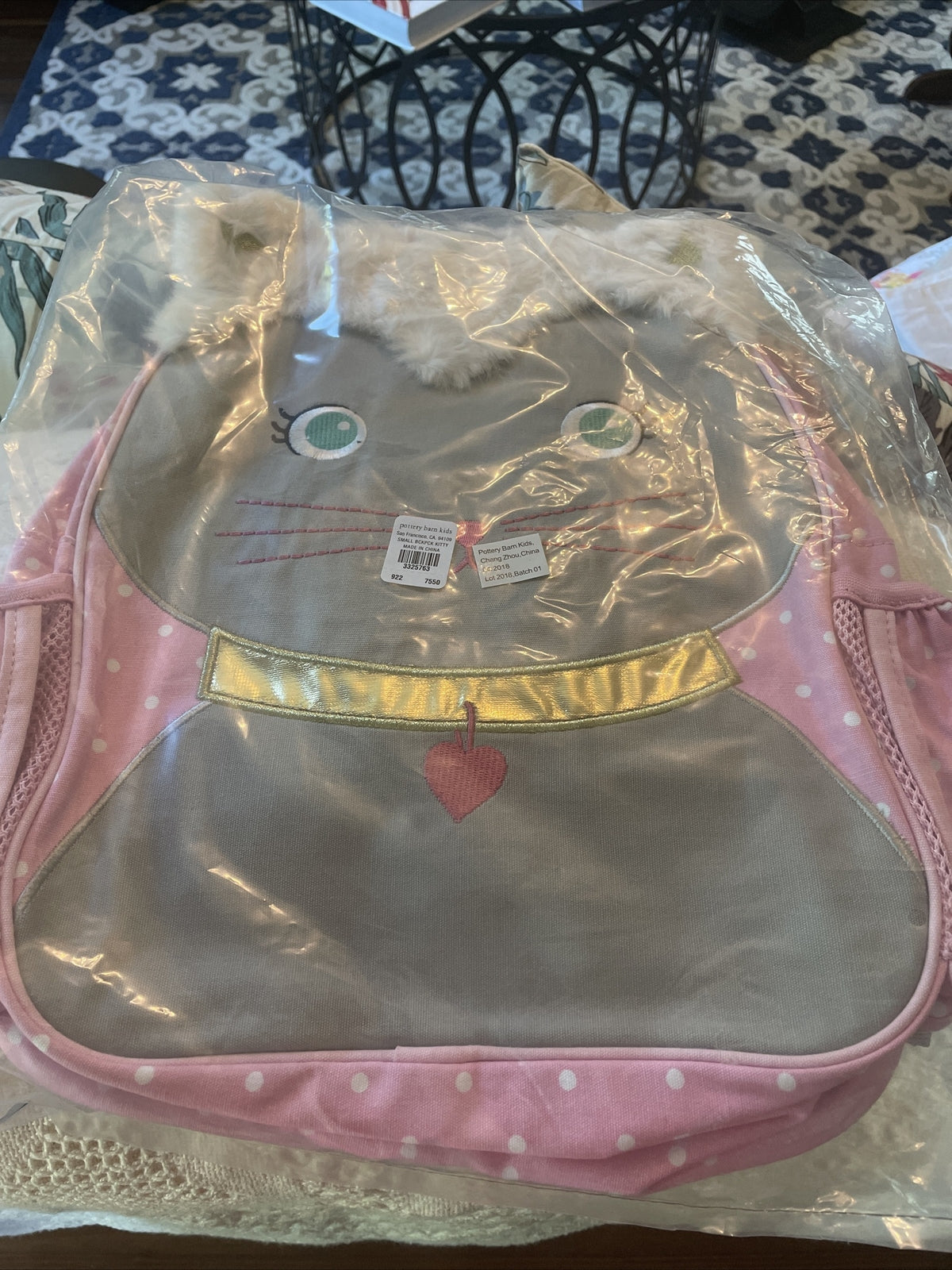 Disney School Pottery barn PRE K Backpack princess Lunch travel bag girl  ?? .
