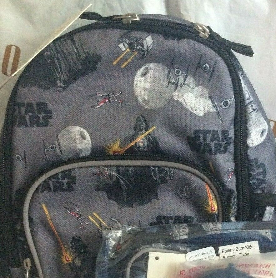 School Pottery Barn Star Wars BACKPACK Darth Vader Pre k birthday gift boy .