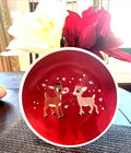 Pottery Barn Rudolph holiday Reindeer Santa Christmas dinner Plate party kid !