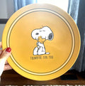 Pottery barn Snoopy school kids Plate holiday party Disney girl boy gift pre k n
