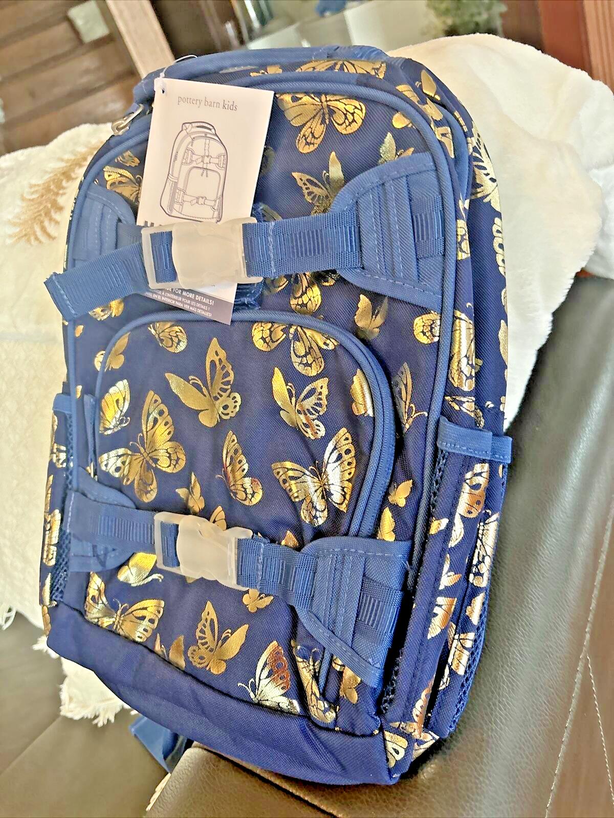 School Pottery Barn kids Disney glitter BACKPACK +LUNCH BOX bag travel girl .
