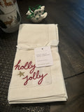 Pottery barn napkin Christmas Holiday SET 4 cloth table dinner gift Disney -