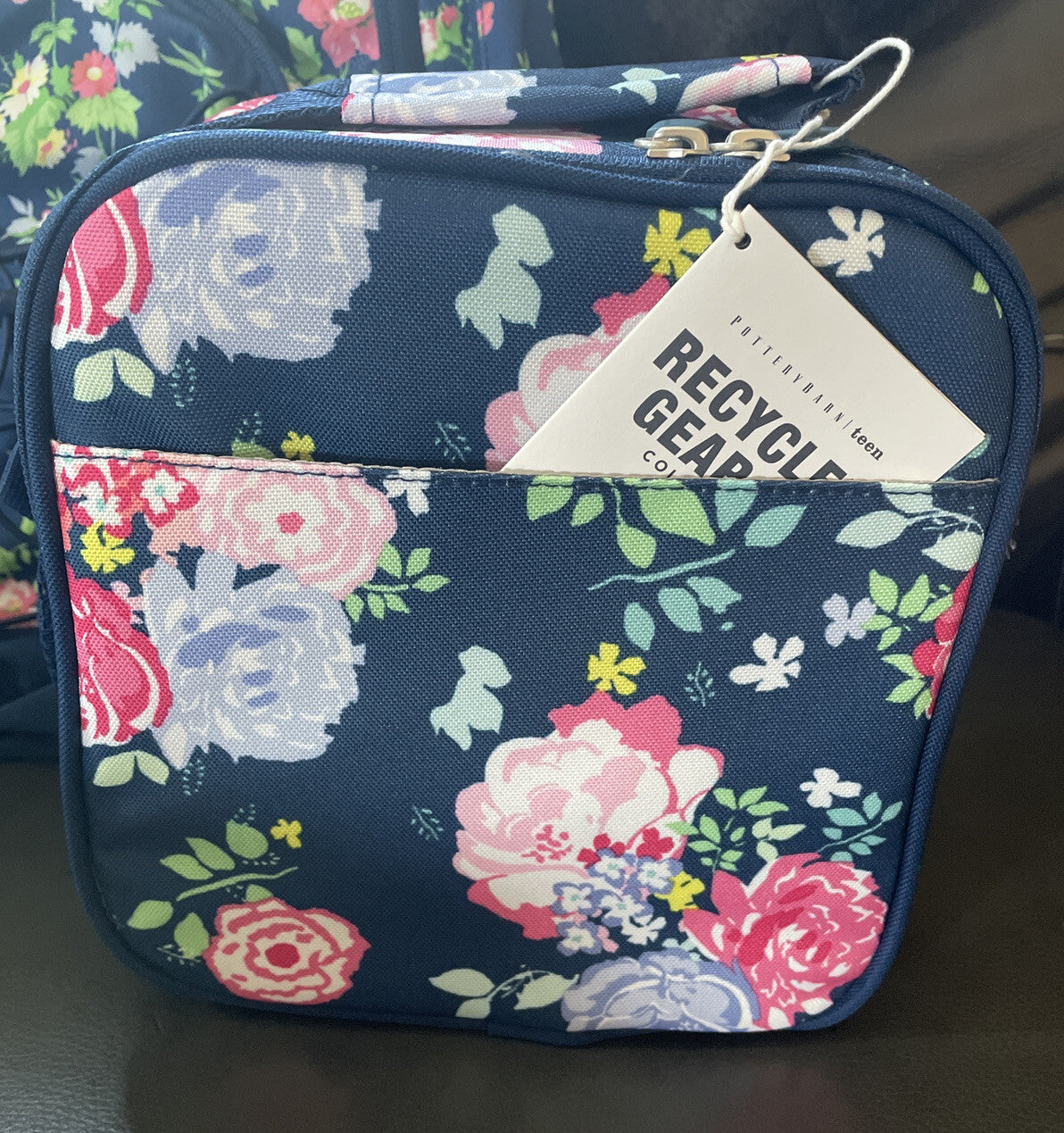 Pottery Barn LUNCH BOX BAG school disney Flower garden floral girl Gift Teen -