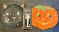 Pottery Barn Holiday Pumpkin black Cat Halloween party School kid SET 3 \