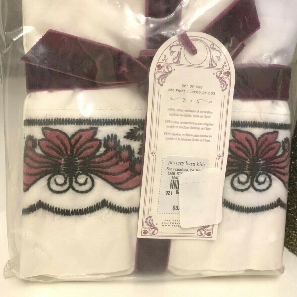 Pottery Barn Anna Sui Butterfly Disney ?? princess girl gift Pillowcase SET 2 ]