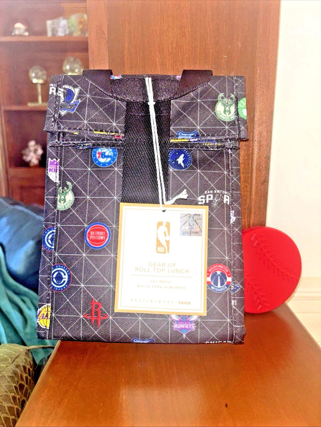 Pottery Barn School NBA Basketball Lunch Bag ICE sport Disney kid travel boy MLB