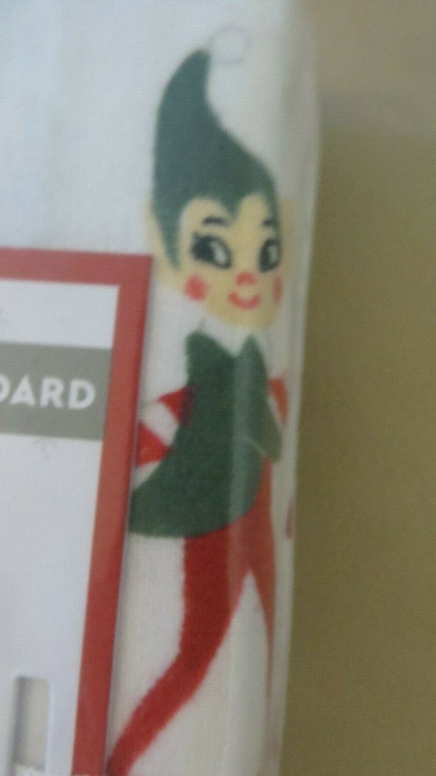 Pottery barn PILLOW SHAM ELF Disney holiday Christmas party gift school kid -