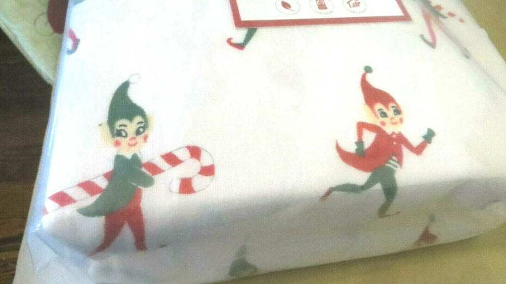 Pottery barn PILLOW SHAM ELF Disney holiday Christmas party gift school kid -
