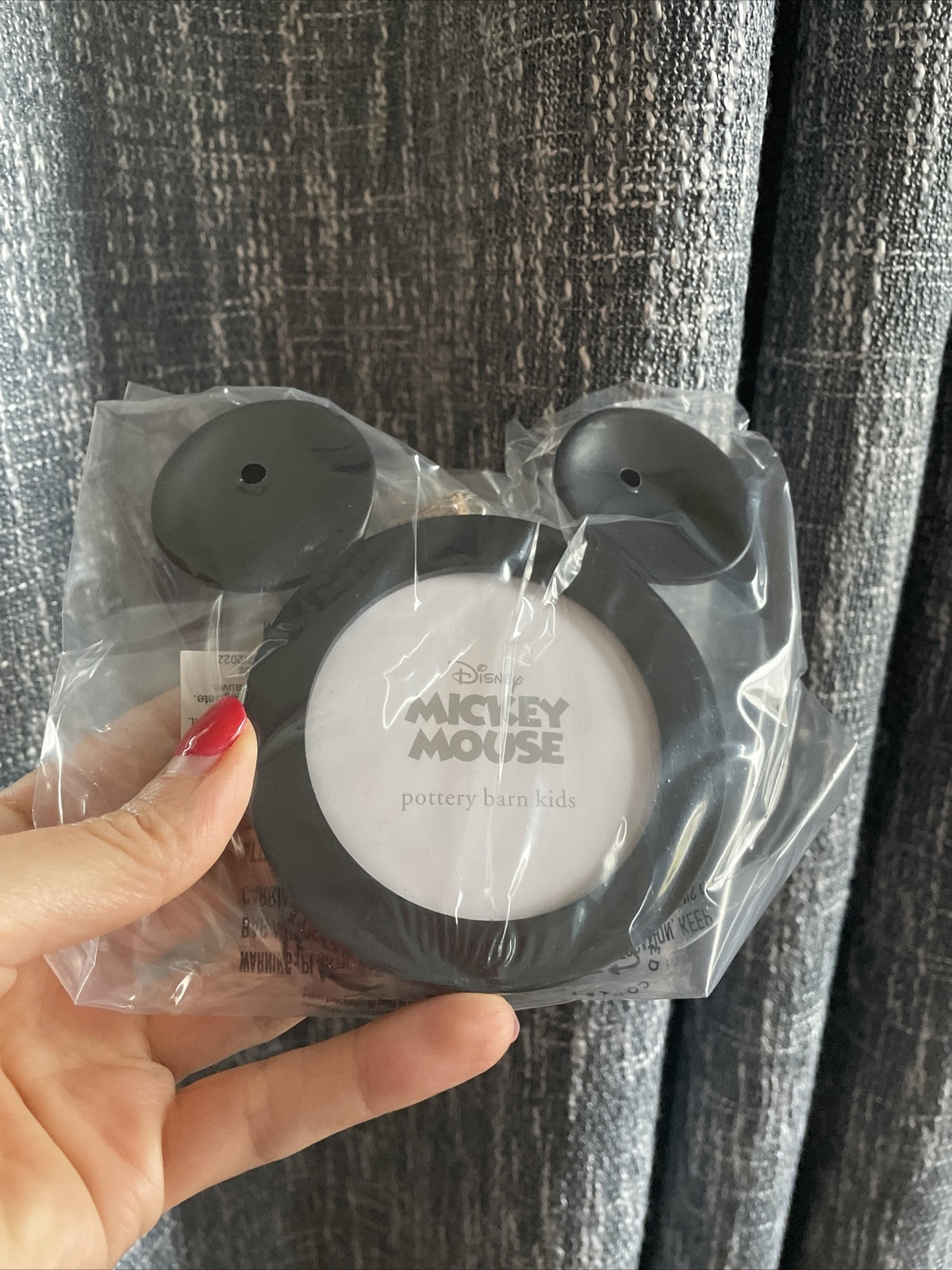 Pottery Barn Christmas Disney Mickey Mouse holiday Ornament gift kid picture new