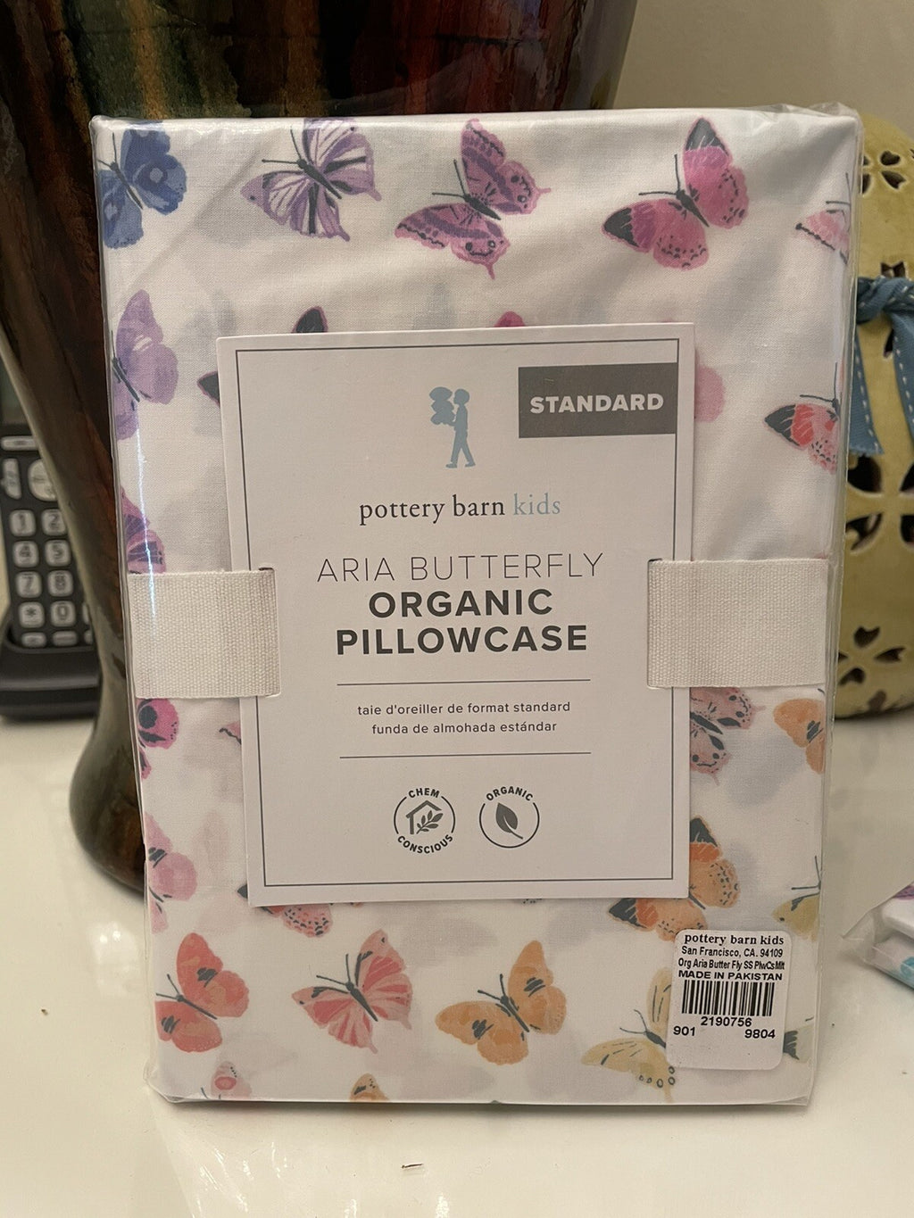 Pottery Barn Disney butterfly pillowcase holiday birthday gift party girl n