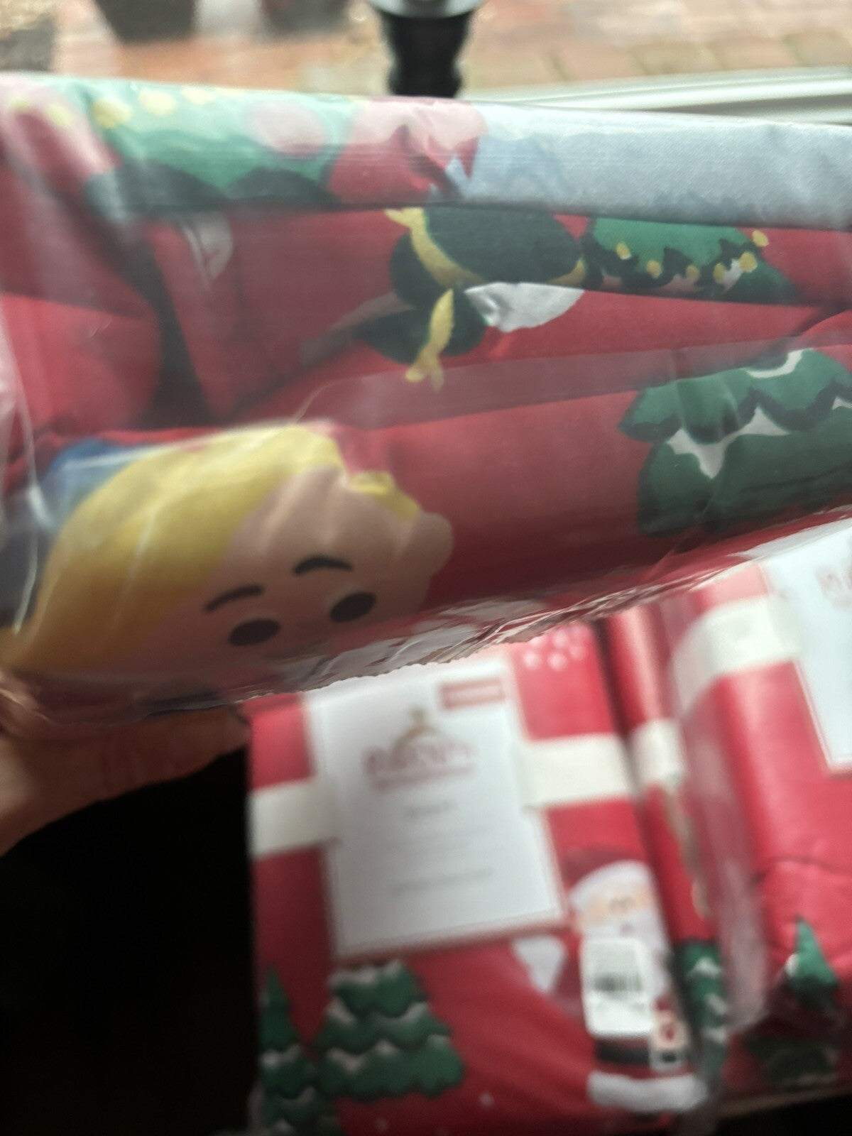 Disney Pottery Barn Holiday Christmas Rudolph Santa Bumble Party Pillow SHAM ,