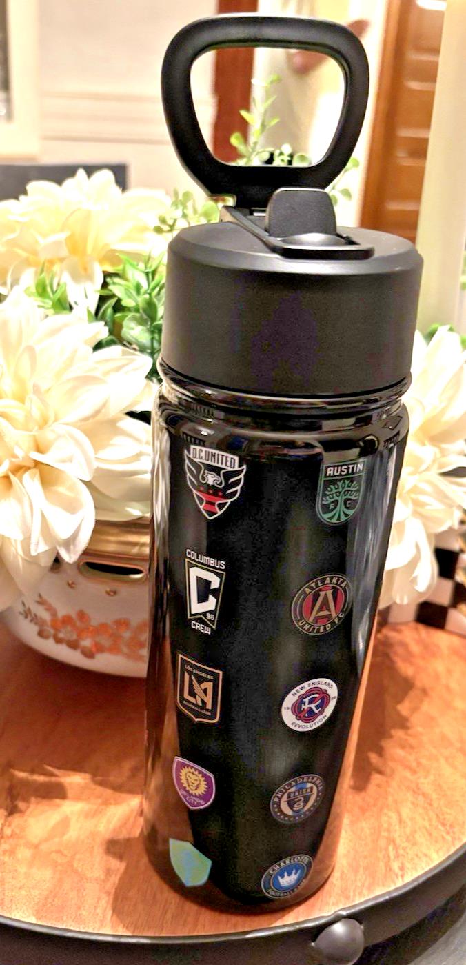 Pottery barn Soccer MLS WATER BOTTLE ball school sport holiday team travel kid .