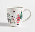 pottery barn Santa Mug Christmas Country tree holiday gift kid coffee cup mom