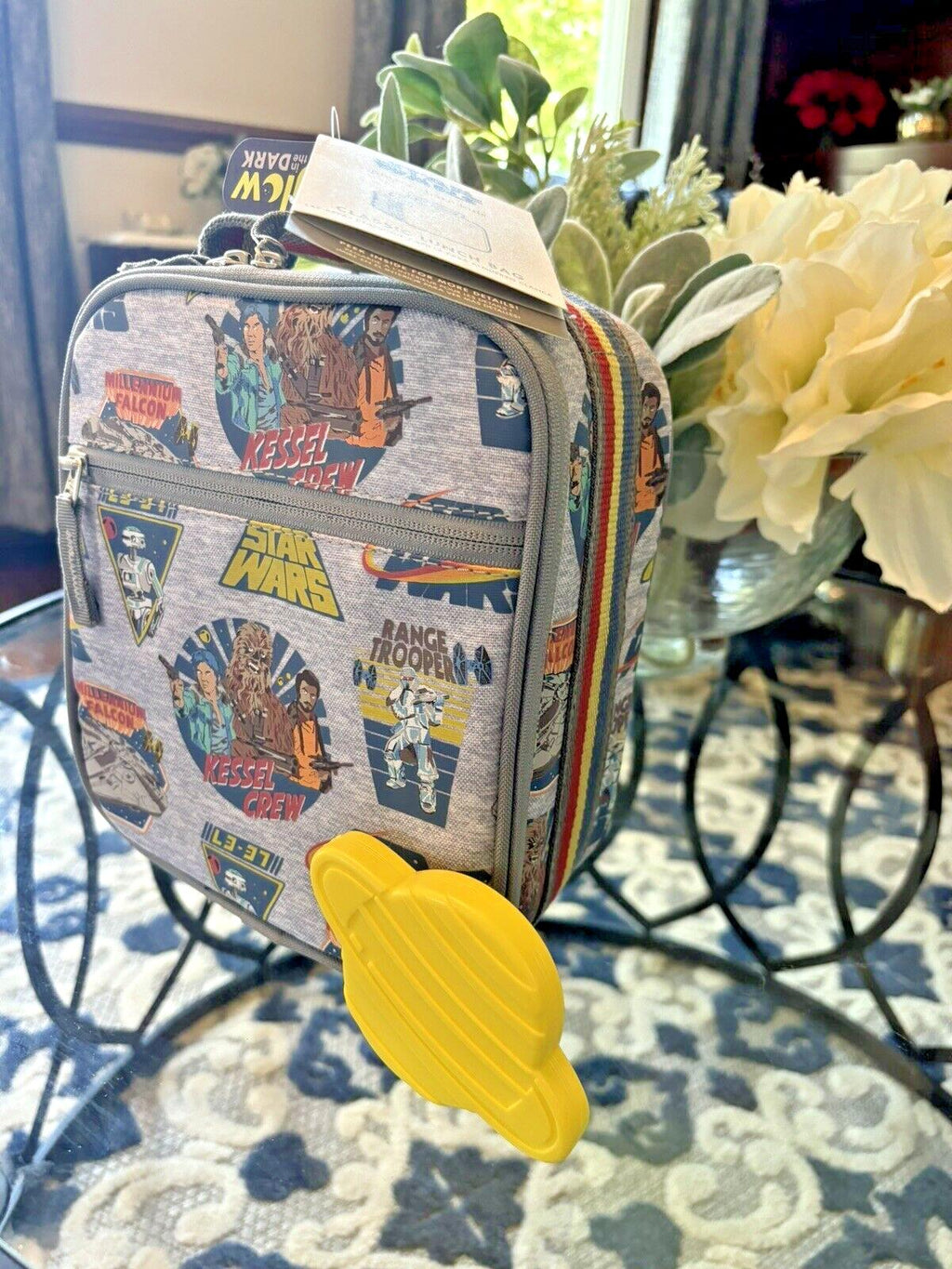 School Pottery Barn Disney STAR WARS Solo LUNCH BOX space boy bag Solar yoda ,