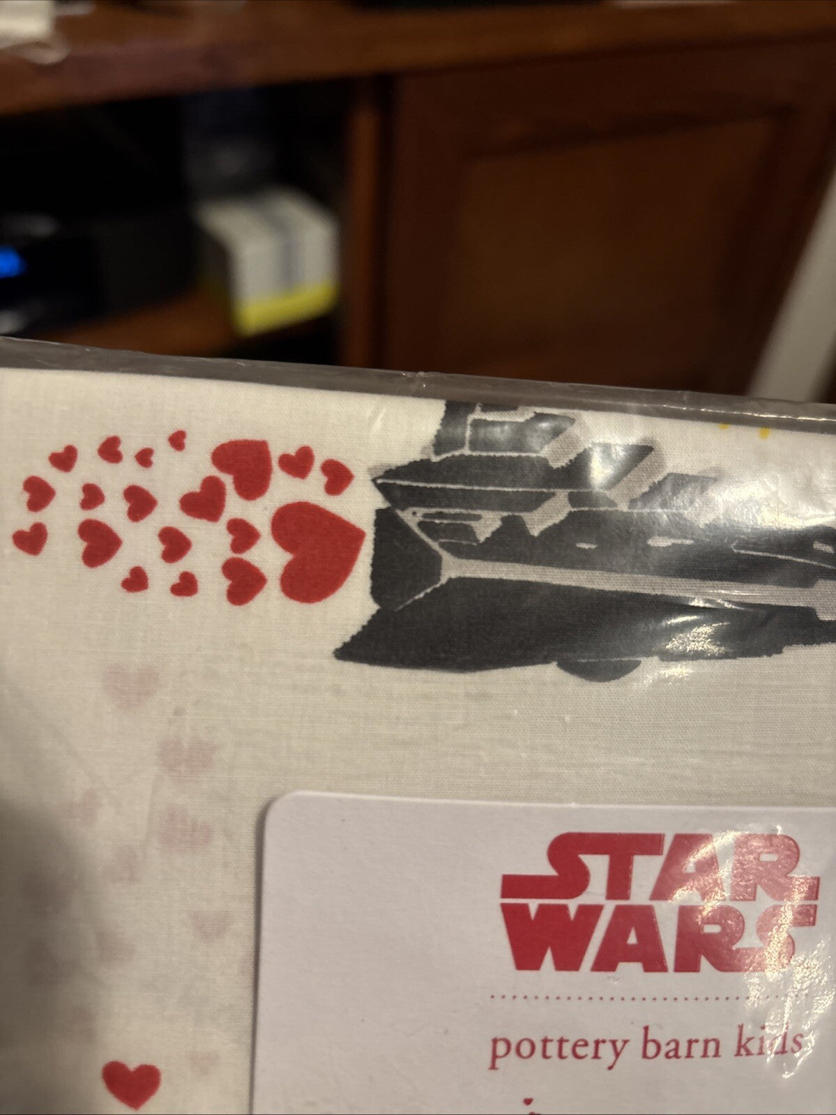 Pottery Barn Disney Star Wars Holiday Christmas PILLOWCASE space mandalorian `
