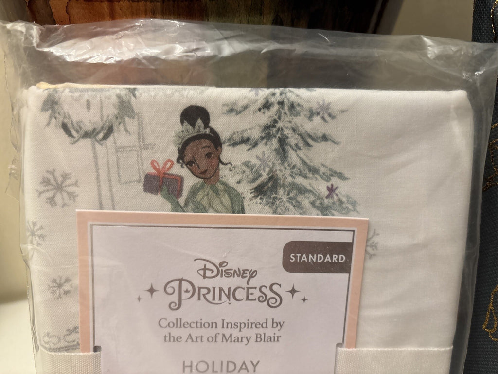 Pottery Barn Disney PRINCESS Belle Pillow Sham Cinderella school CASTLE holiday