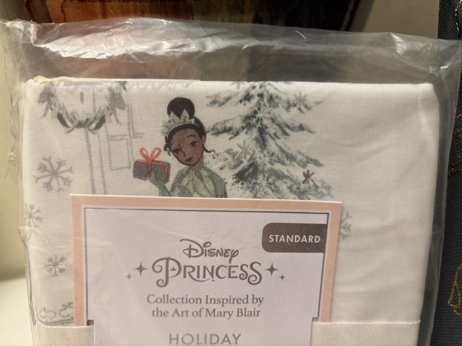 Pottery Barn Disney PRINCESS Belle Pillow Sham Cinderella school CASTLE holiday