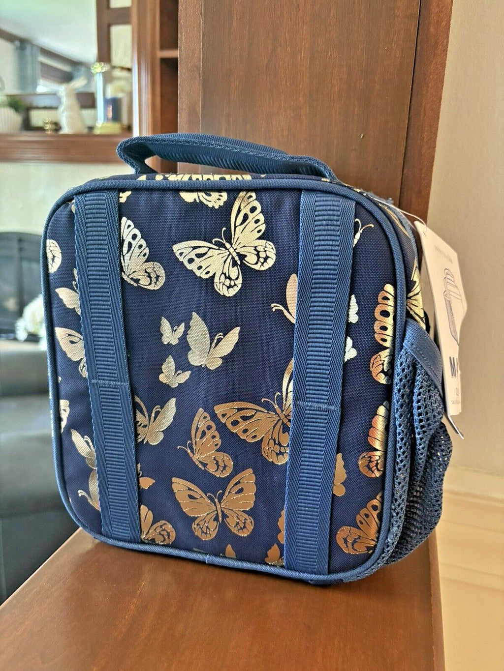 Pottery Barn school glitter LUNCH +Unicorn Disney travel bag gold girl gift ?? [