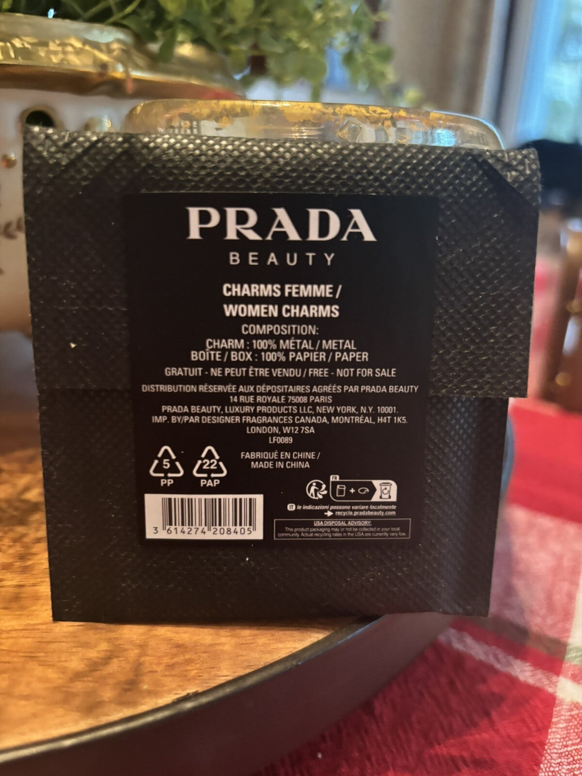 Prada VIP Charm Set Holiday wedding Mom Birthday party girl teen purse gift ?? ,