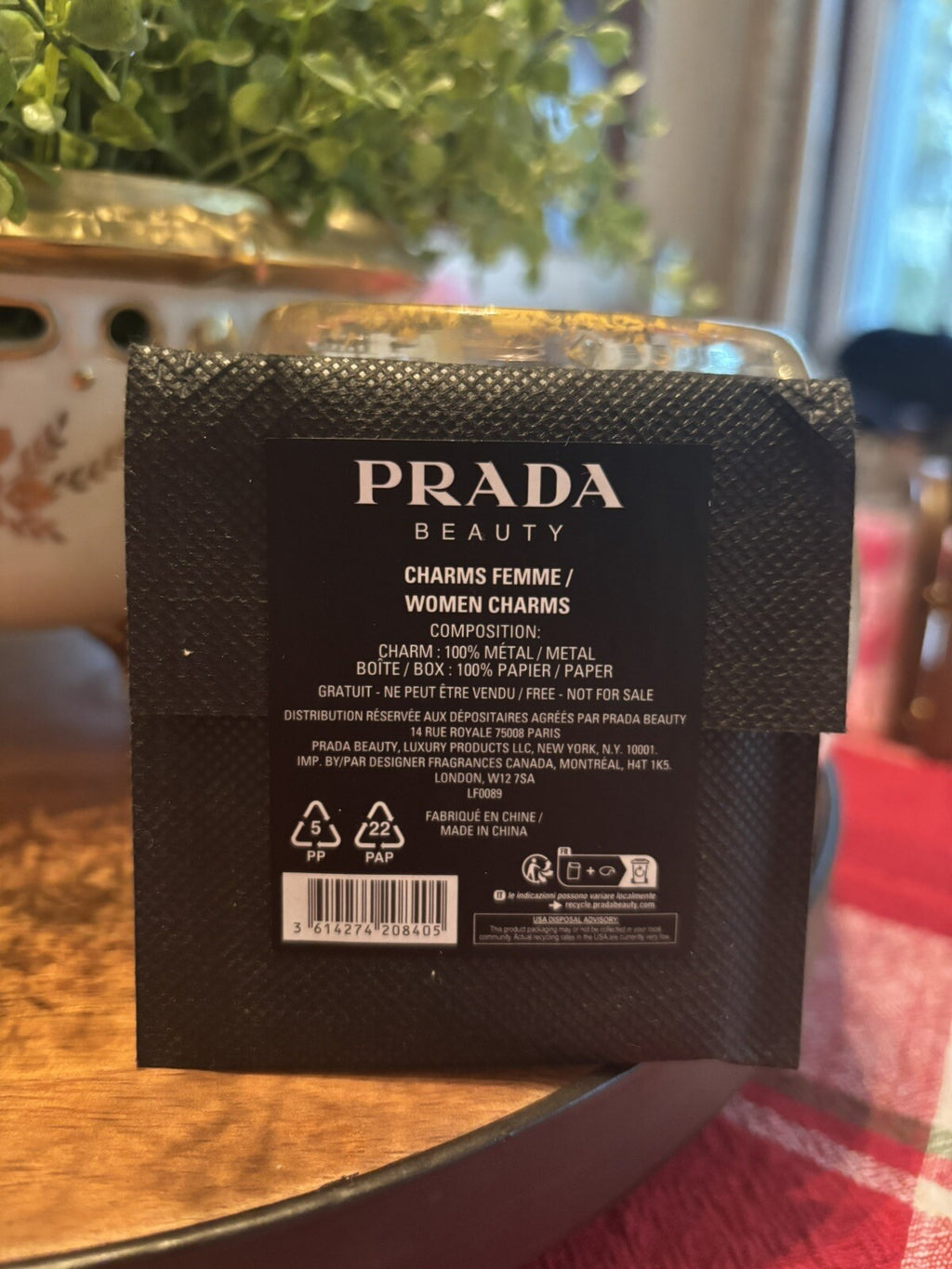 Prada VIP Charm Set Holiday wedding Mom Birthday party girl teen purse gift ?? ,
