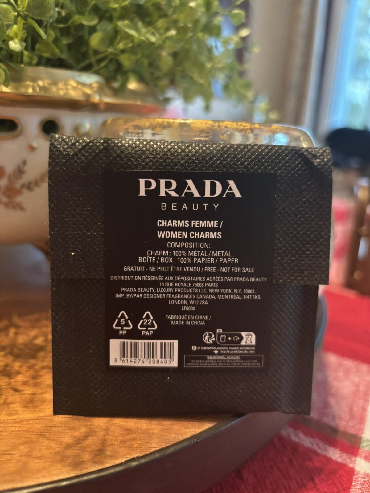 Prada VIP Charm Set Holiday wedding Mom Birthday party girl teen purse gift ?? ,
