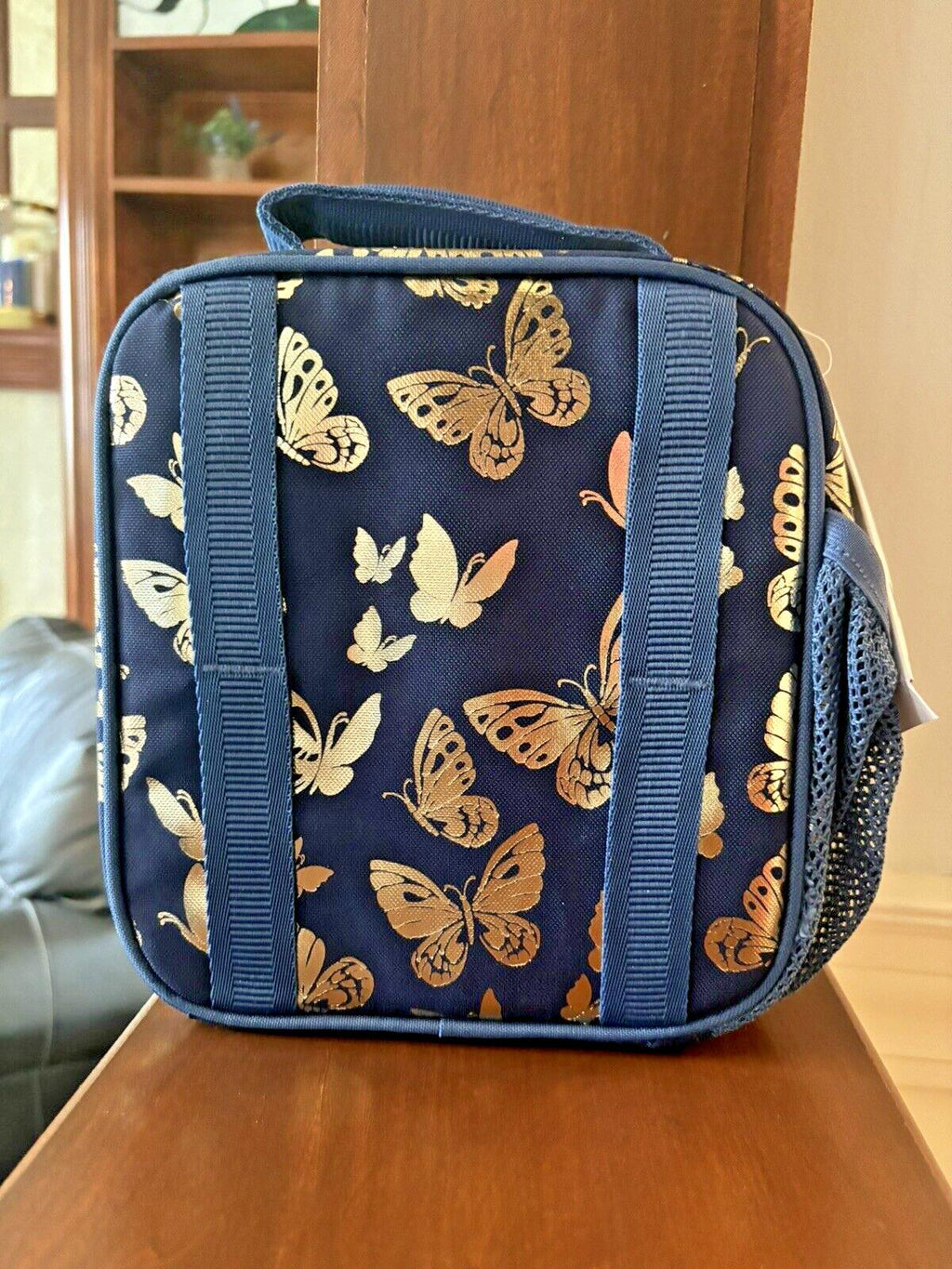Pottery Barn school glitter LUNCH +Unicorn Disney travel bag gold girl gift ?? [