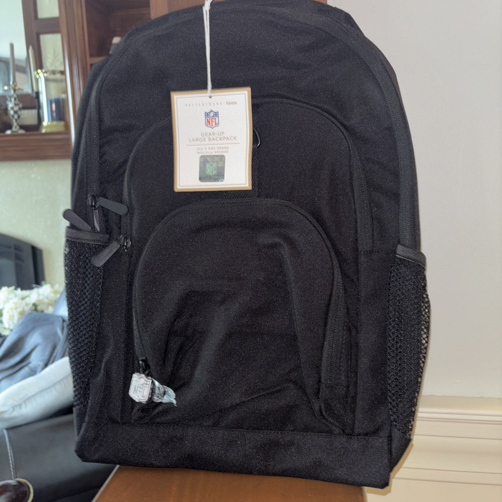 Pottery Barn School Disney NFL Football sport bag LARGE Backpack Travel boy .