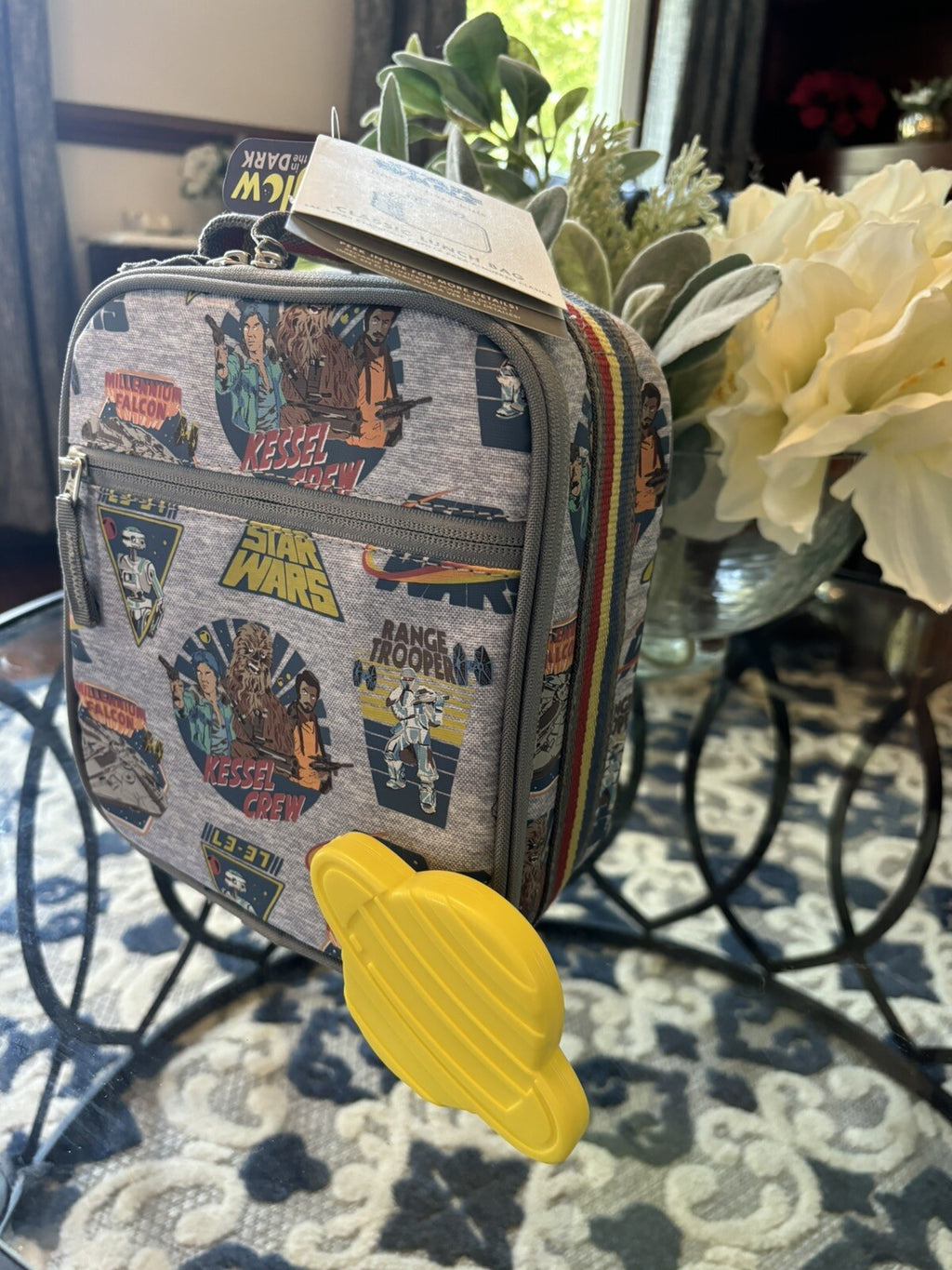 School Pottery Barn Disney STAR WARS Solo LUNCH BOX space boy bag Solar yoda ,