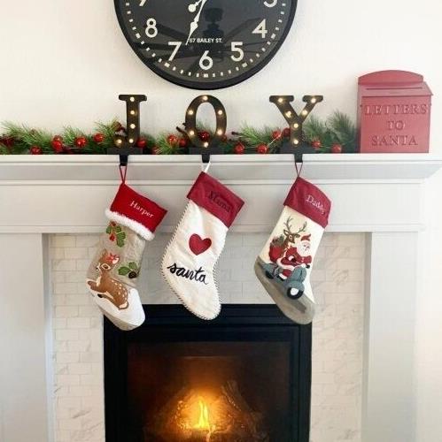 Pottery Barn Holiday Christmas stocking woodland deer gift party girl Disney  a