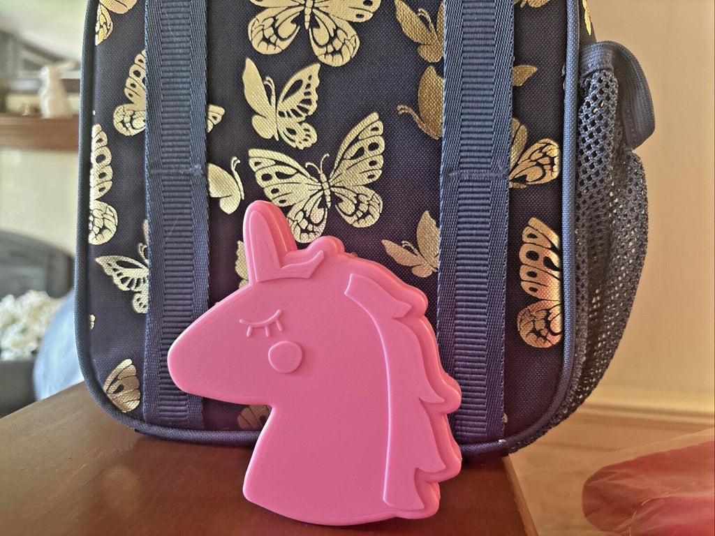 Pottery Barn school glitter LUNCH +Unicorn Disney travel bag gold girl gift ?? [