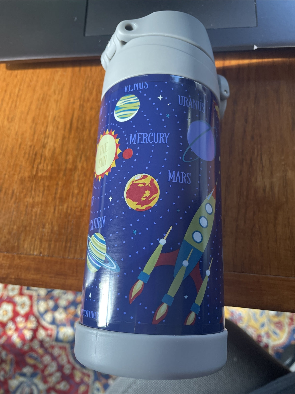 Pottery Barn School Disney WATER Bottle Space Lunch galaxy Star boy Travel kid .