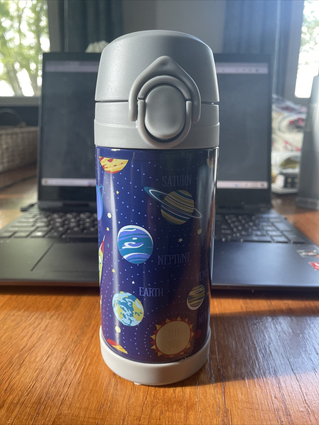 Pottery Barn School Disney WATER Bottle Space Lunch galaxy Star boy Travel kid .