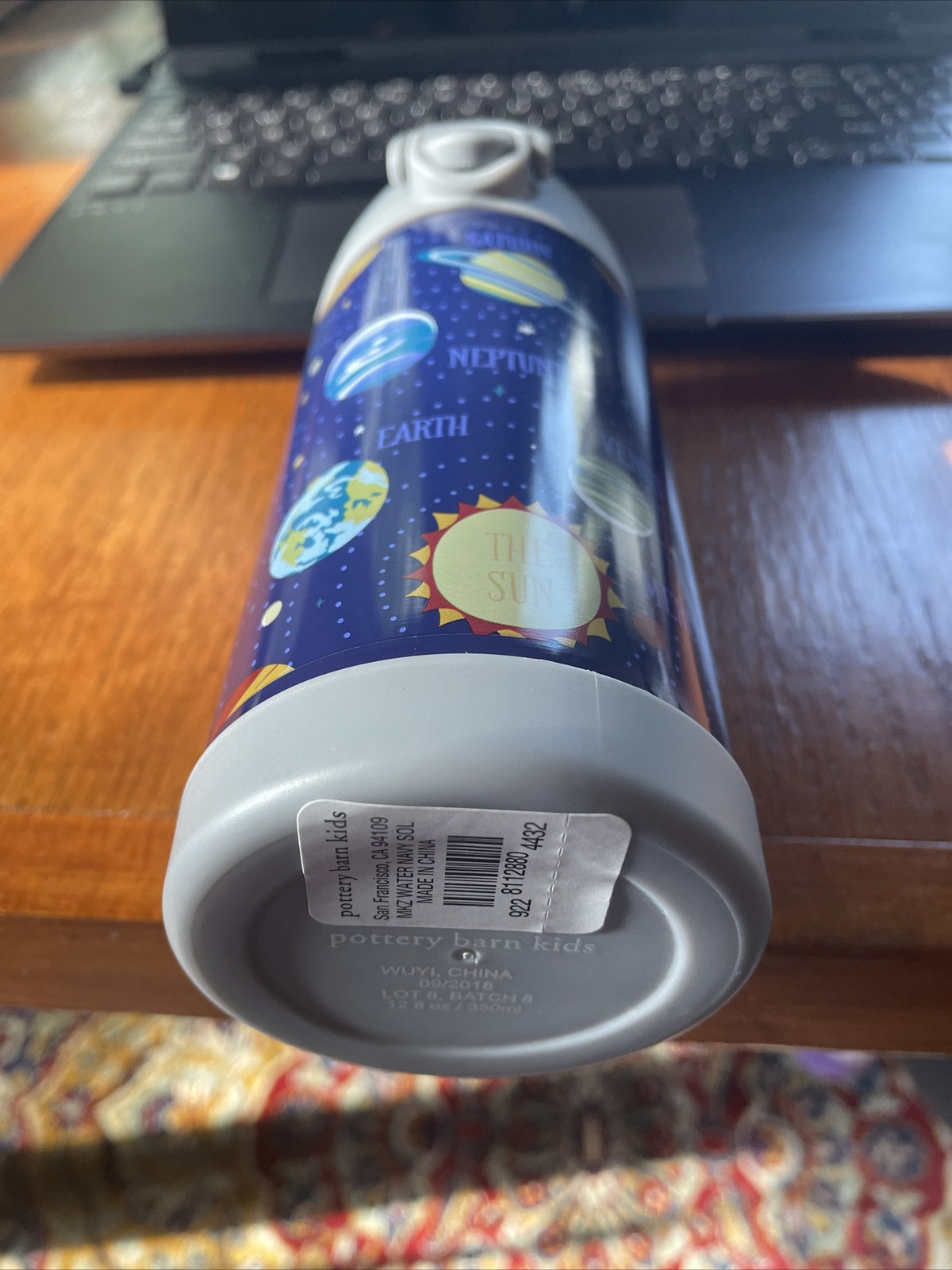 Pottery Barn School Disney WATER Bottle Space Lunch galaxy Star boy Travel kid .
