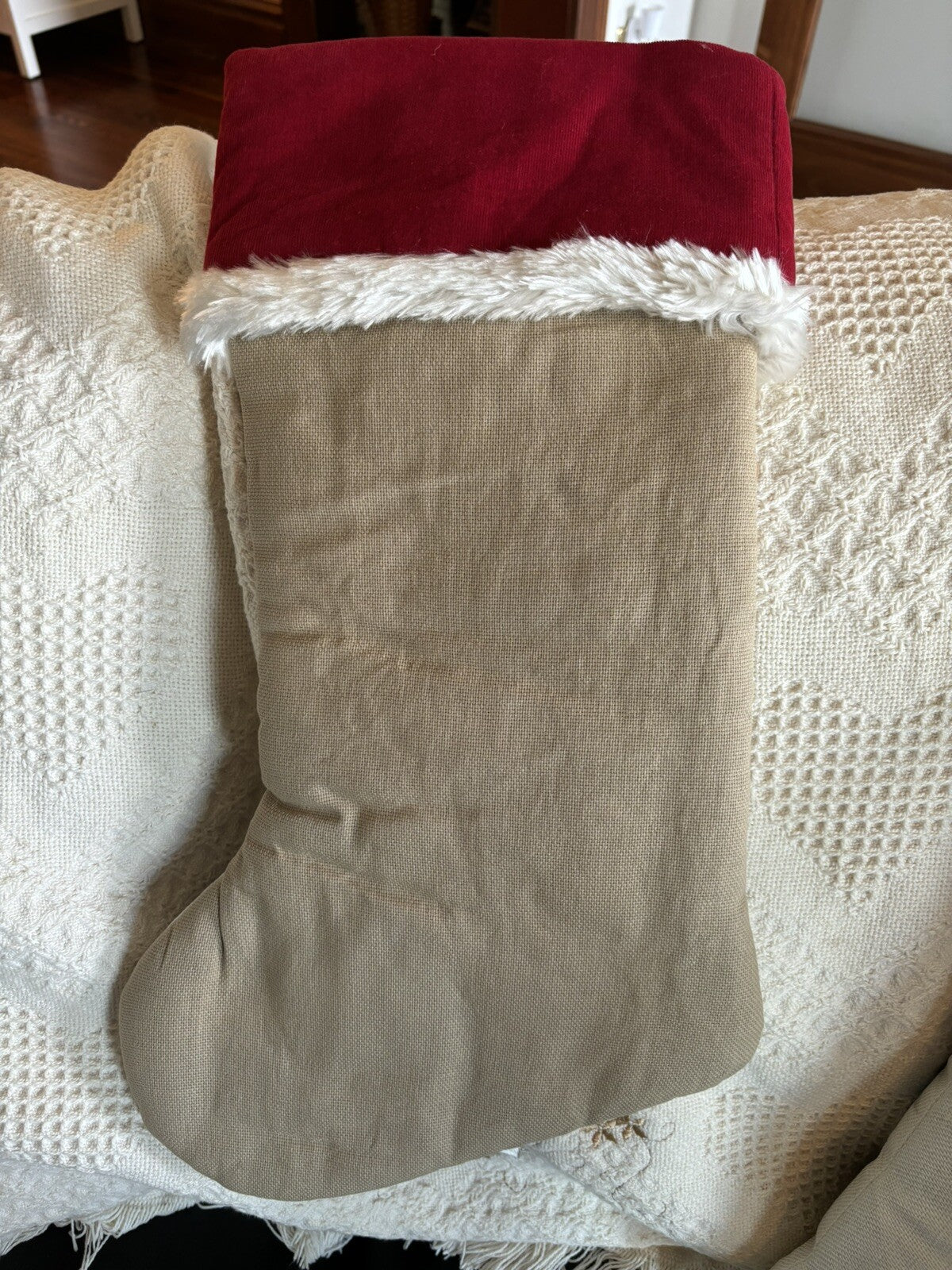 Pottery Barn Holiday Christmas stocking woodland deer gift party girl Disney  a