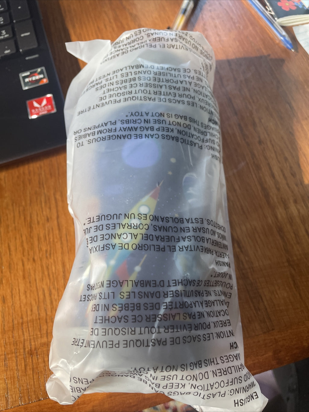 Pottery Barn School Disney WATER Bottle Space Lunch galaxy Star boy Travel kid .