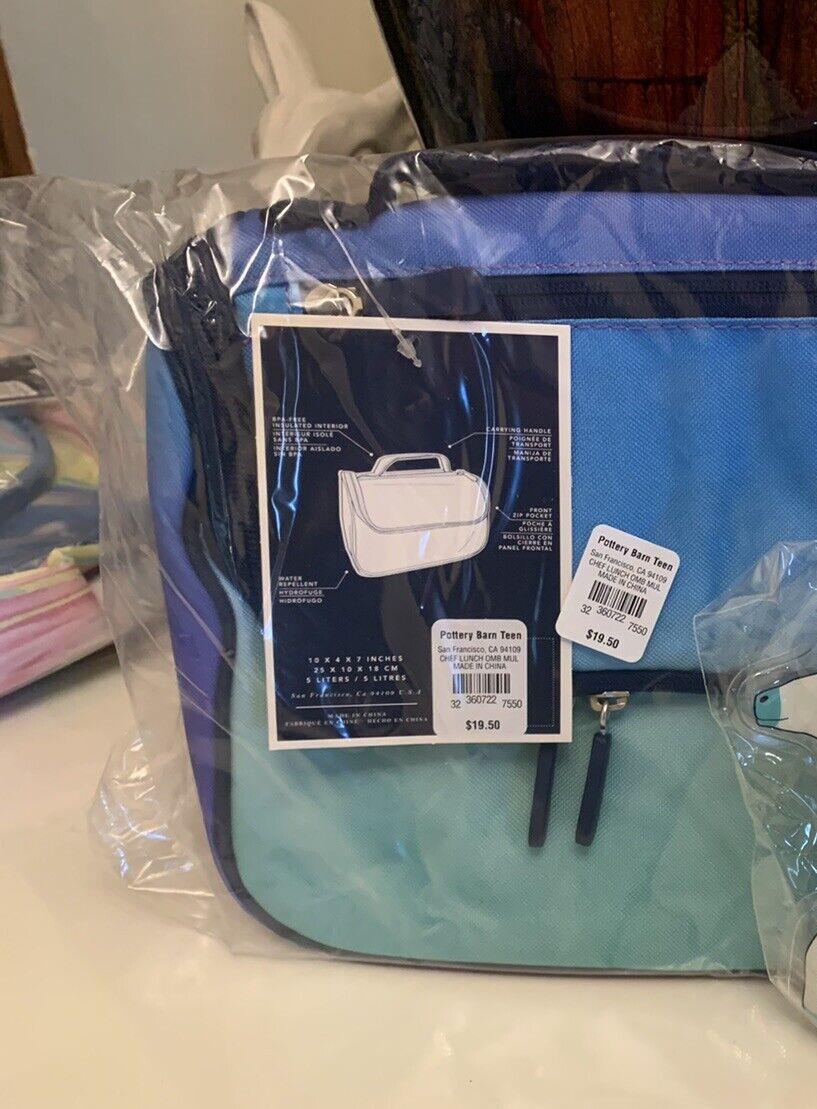 Pottery Barn LUNCH BAG School Disney rainbow gift sport princess girl kid new /