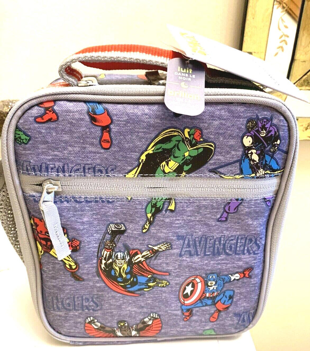 School Pottery Barn Disney LUNCH BOX+marvel Avengers superhero Water Travel ]