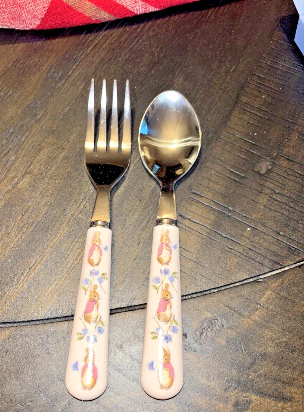 Pottery Barn Holiday Easter Peter Rabbit Utensil Party School disney Gift Set `