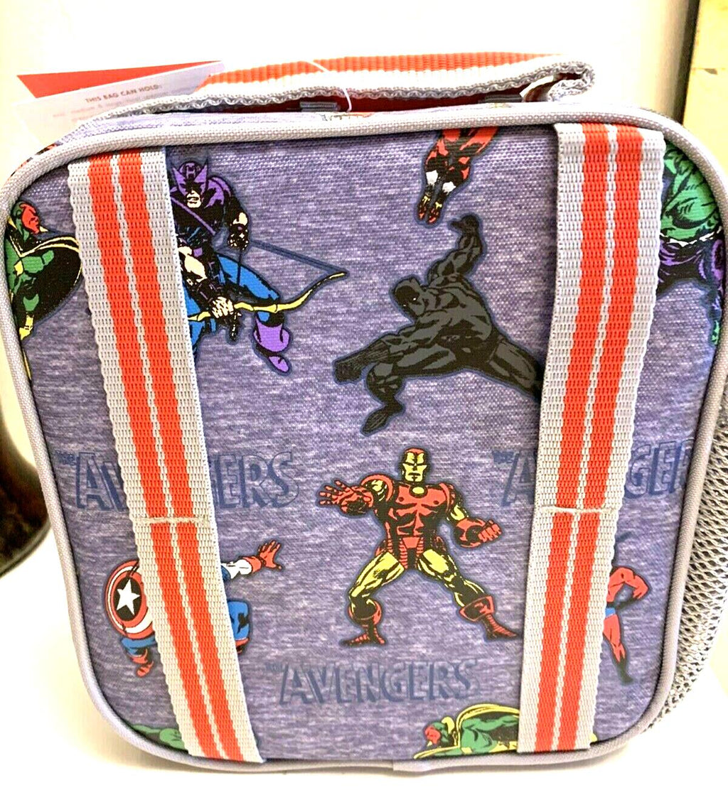 School Pottery Barn Disney LUNCH BOX+marvel Avengers superhero Water Travel ]