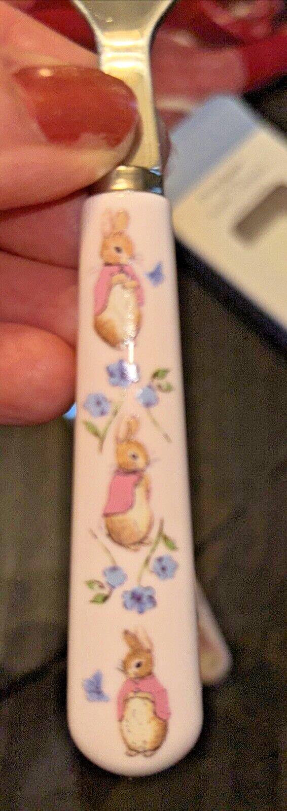 Pottery Barn Holiday Easter Peter Rabbit Utensil Party School disney Gift Set `