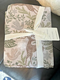 pottery barn Holiday winter Christmas Deer country vintage gift SHEET SET Twin a