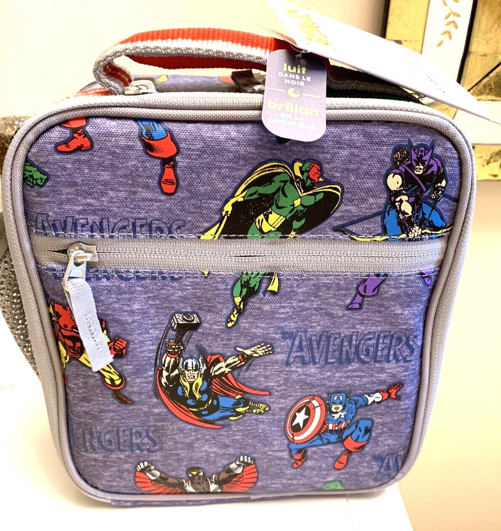 School Pottery Barn Disney LUNCH BOX+marvel Avengers superhero Water Travel ]