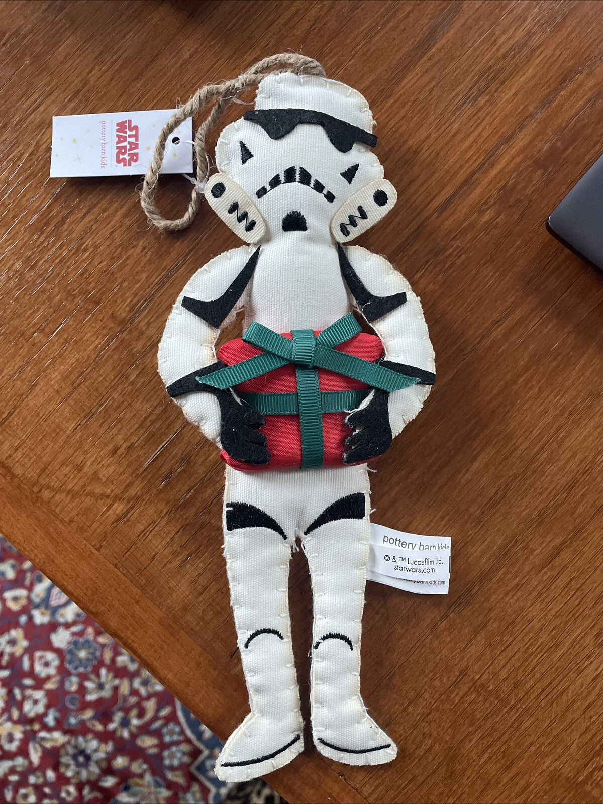 pottery barn holiday Star wars ornament Christmas disney gift kid Felt droid ??