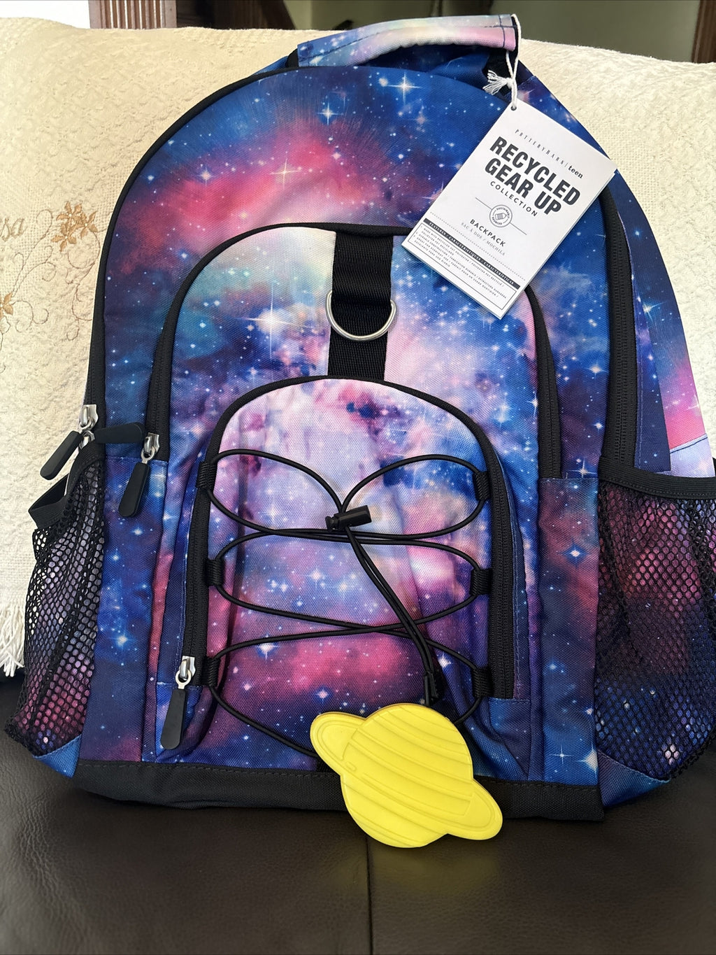 school Pottery barn LARGE BACKPACK Disney Supernova space boy Travel BAG .