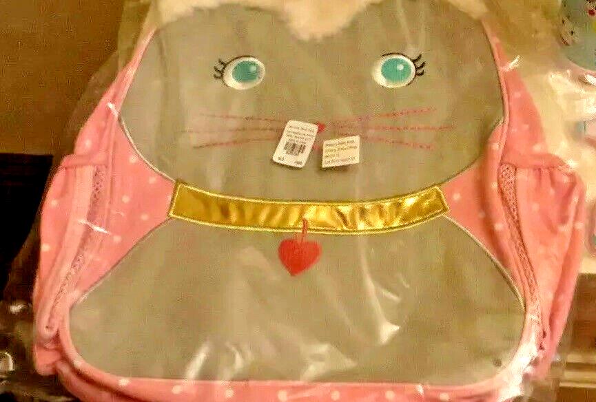 Pottery Barn School  glitter Backpack Disney princess cat pink travel BAg ?? .
