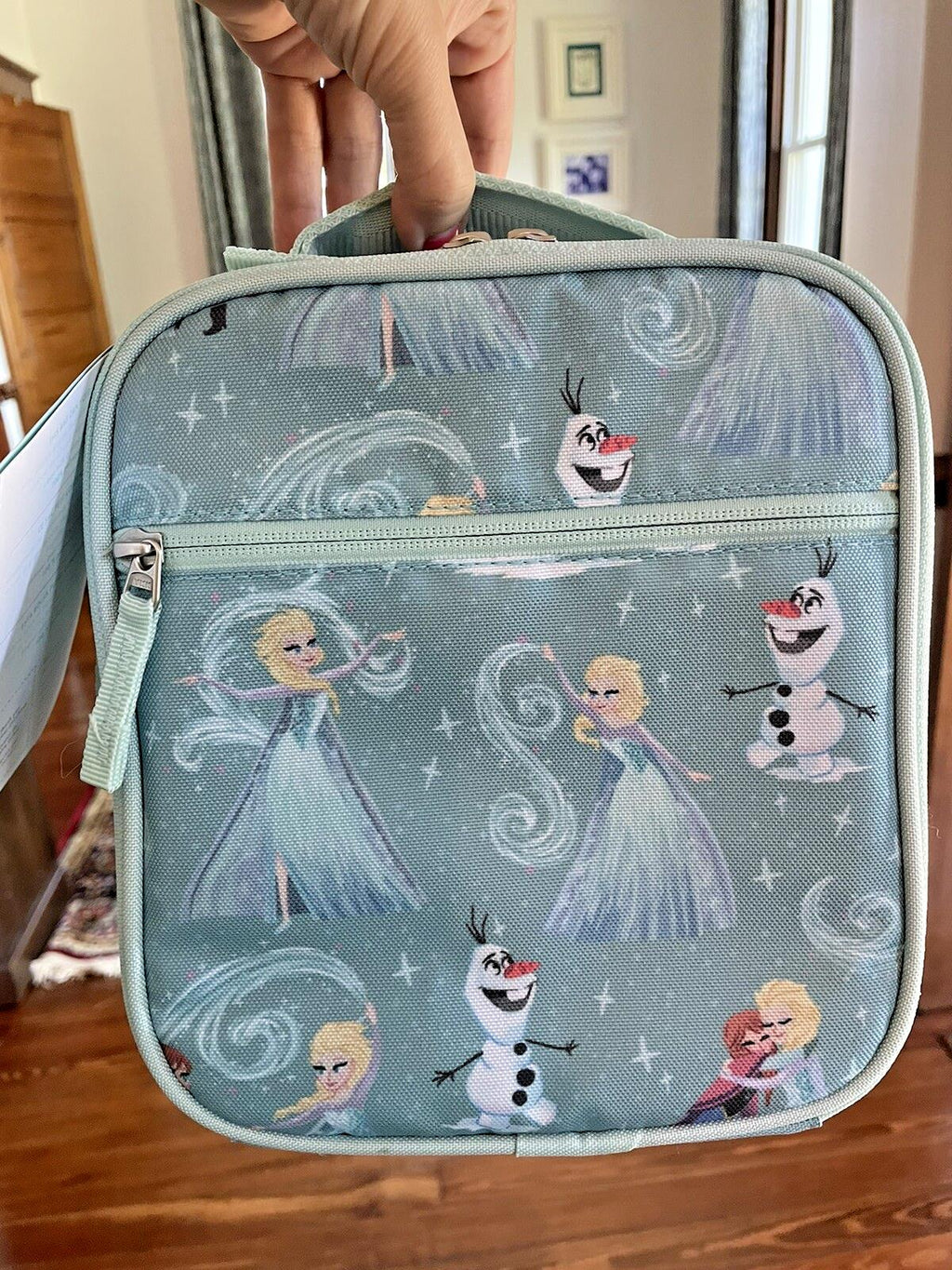 Pottery barn Disney School FROZEN Lunch box ELSA girl princess Travel Bag gift .