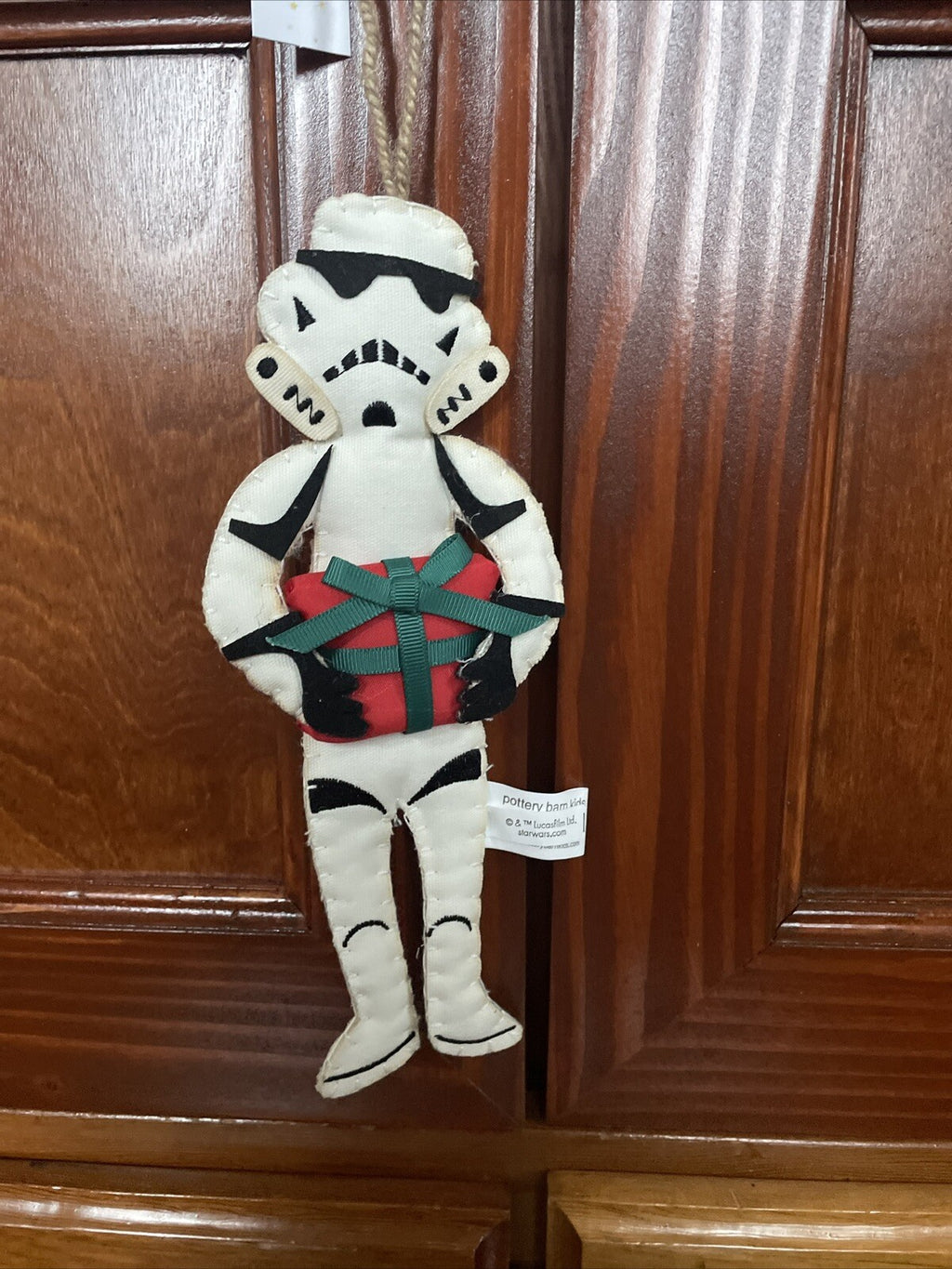pottery barn holiday Star wars ornament Christmas disney gift kid Felt droid ??