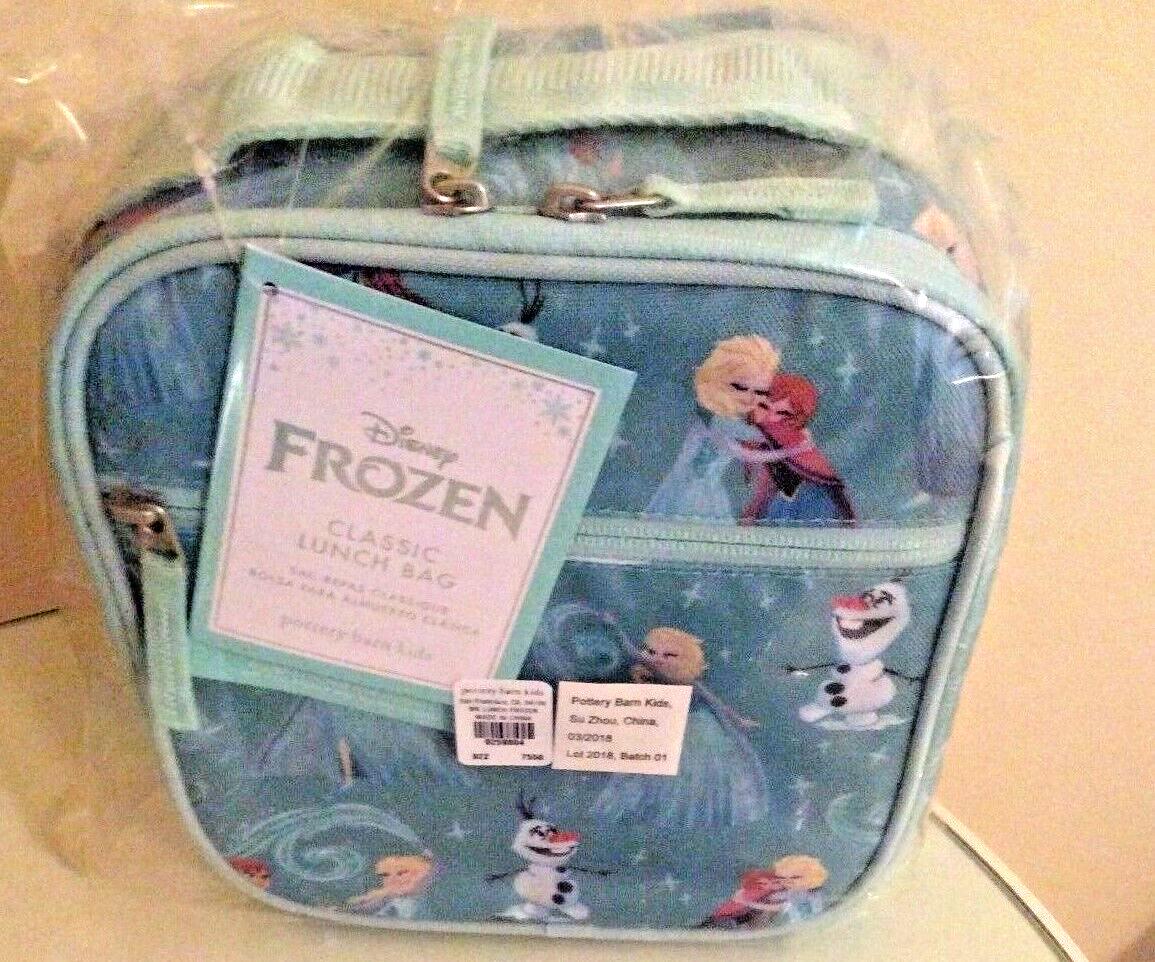 Pottery barn Disney School FROZEN Lunch box ELSA girl princess Travel Bag gift .