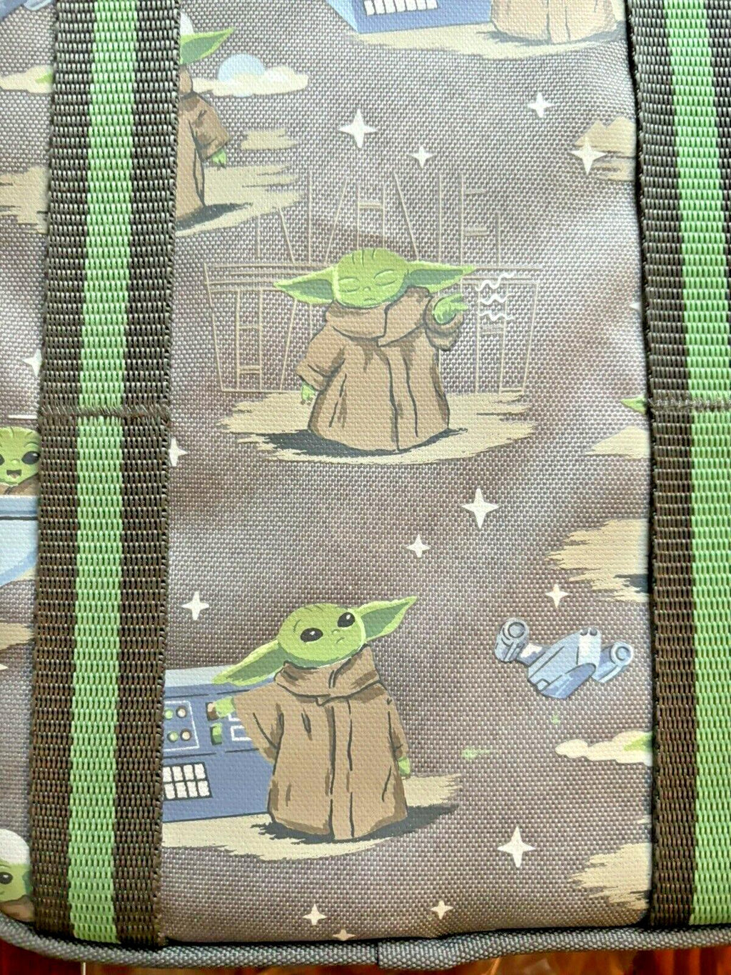 School Pottery barn Disney STAR WARS Lunch box Mandalorian Grogu Bag space [