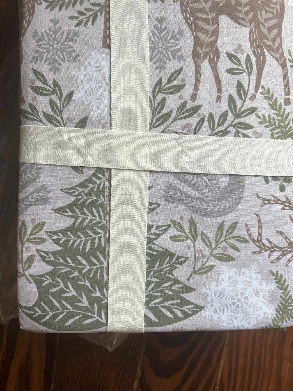pottery barn Holiday winter Christmas Deer country vintage gift SHEET SET Twin a